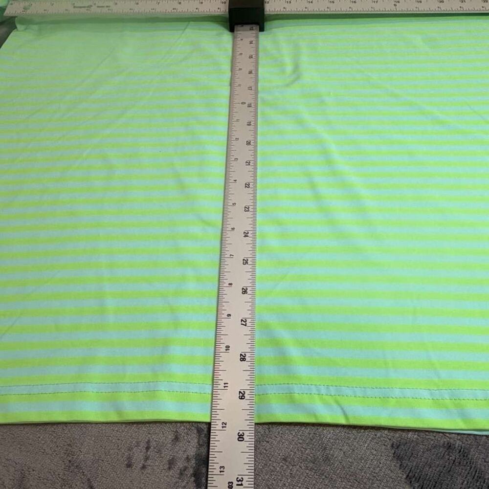 Chaps Golf Stay-Dry Polo Shirt Men Sz XL Green Striped Stretch Performance - Picture 13 of 16